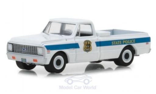 Coche miniatura Chevrolet C-10 1/64 Greenlight Cheyenne Delaware State Police 1972 Chevrolet C-10 1/64 Greenlight Cheyenne Delaware State Police 1972 coche miniatura