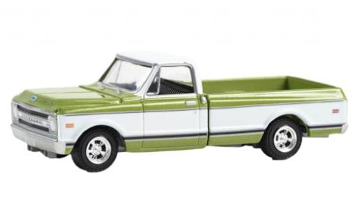 Coche miniatura Chevrolet C-10 1/64 Greenlight Custom metallise grün/weiss 1972 1:64 Chevrolet C-10 1/64 Greenlight Custom metallise grün/weiss 1972 1:64 coche miniatura