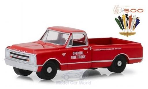 Coche miniatura Chevrolet C-10 1/64 Greenlight Indianapolis 500 Official Fire Truck 1967 51th Indianapolis 500 Chevrolet C-10 1/64 Greenlight Indianapolis 500 Official Fire Truck 1967 51th Indianapolis 500 coche miniatura