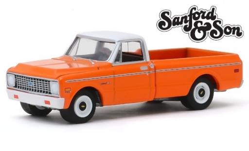Coche miniatura Chevrolet C-10 1/64 Greenlight naranja/blanco Sanford & Son 1971 Chevrolet C-10 1/64 Greenlight naranja/blanco Sanford & Son 1971 coche miniatura