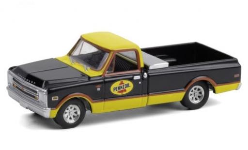 Coche miniatura Chevrolet C-10 1/64 Greenlight Pennzoil 1968 Chevrolet C-10 1/64 Greenlight Pennzoil 1968 coche miniatura