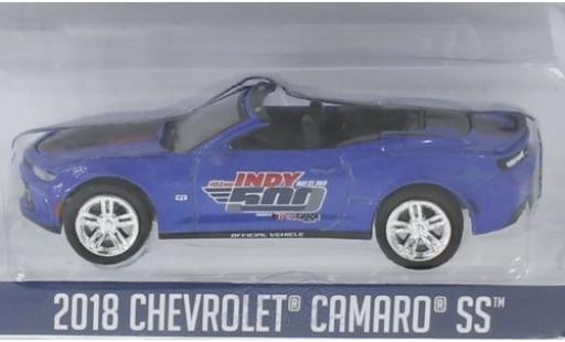 Chevrolet Camaro 1/64 Greenlight azul 2018 102 Running Indy 500 coche miniatura