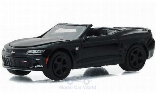 Chevrolet Camaro 1/64 Greenlight Convertible metalico negro 2017 Black Bandit - Series 16 ohne Vitrine coche miniatura