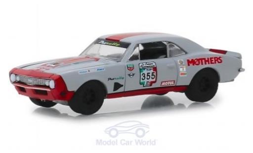 Chevrolet Camaro 1/64 Greenlight SS gris/naranja No.355 La Carrera Panamericana 1967 coche miniatura