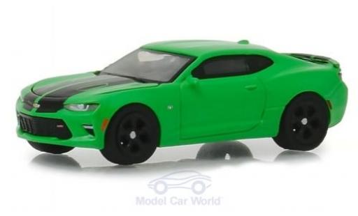 Chevrolet Camaro 1/64 Greenlight SS verde/negro 2017 coche miniatura