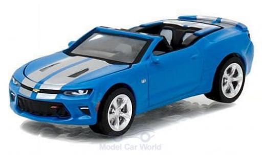 Chevrolet Camaro 1/64 Greenlight SS metalico azul/gris 2017 Muscle Series 18 ohne Vitrine coche miniatura