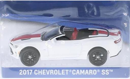 Chevrolet Camaro 1/64 Greenlight SS blanco/rojo 2017 sans Vitrine coche miniatura