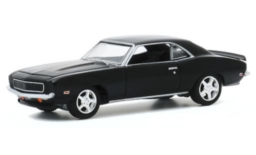 Chevrolet Camaro 1/64 Greenlight Tux negro 1969 coche miniatura