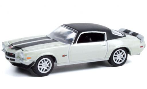 Chevrolet Camaro 1/64 Greenlight Z/28 Custom metalico gris/matt-negro 1970 coche miniatura