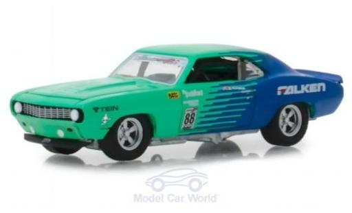 Chevrolet Camaro Z28 1/64 Greenlight Z/28 Falken 1969 coche miniatura