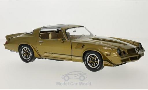 Chevrolet Camaro Z28 1/18 Greenlight Z28 gold/Dekor 1981 coche miniatura