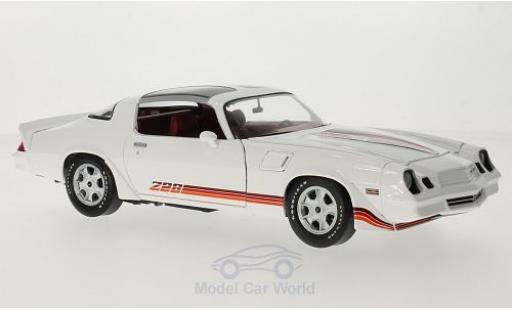 Chevrolet Camaro Z28 1/18 Greenlight Z28 blanco/rojo 1981 coche miniatura