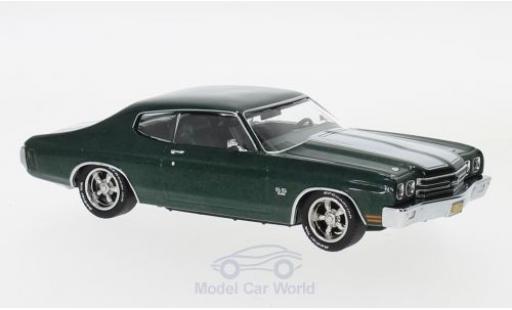 Coche miniatura Chevrolet Chevelle 1970 1/43 Greenlight SS 396 metalico verde/blanco John Wick 1970 Chevrolet Chevelle 1970 1/43 Greenlight SS 396 metalico verde/blanco John Wick 1970 coche miniatura