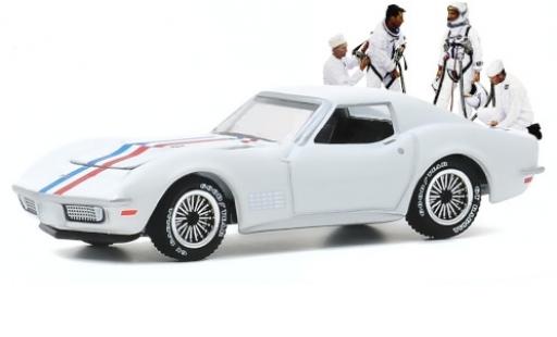 Coche miniatura Chevrolet Corvette 1/64 Greenlight C3 blanco/Dekor 1971 Chevrolet Corvette 1/64 Greenlight C3 blanco/Dekor 1971 coche miniatura