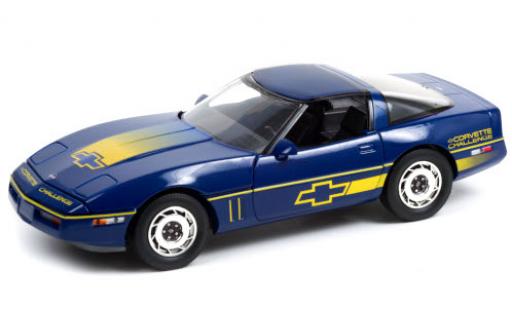 Chevrolet Corvette 1/18 Greenlight (C4) azul/Dekor Challenge 1988 toit détachable coche miniatura
