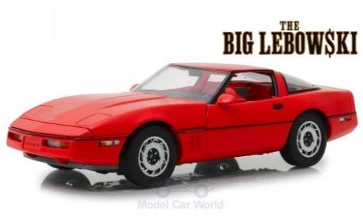 Coche miniatura Chevrolet Corvette 1/18 Greenlight C4 rojo The Big Lebowski 1985 Chevrolet Corvette 1/18 Greenlight C4 rojo The Big Lebowski 1985 coche miniatura