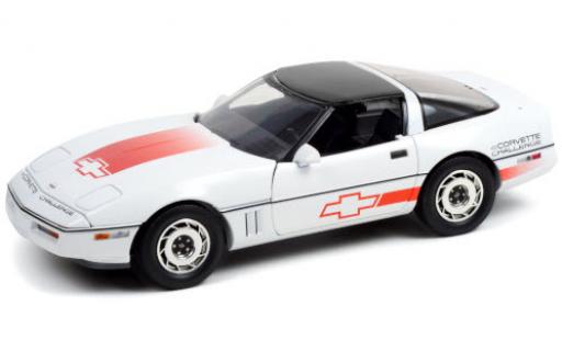 Coche miniatura Chevrolet Corvette 1/18 Greenlight (C4) blanco/Dekor Challenge 1988 Dach abnehmbar Chevrolet Corvette 1/18 Greenlight (C4) blanco/Dekor Challenge 1988 Dach abnehmbar coche miniatura