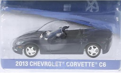 Chevrolet Corvette 1/64 Greenlight C6 metalico azul 2013 ohne Vitrine coche miniatura