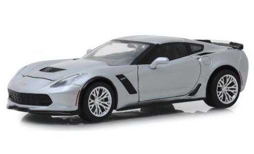 Coche miniatura Chevrolet Corvette 1/24 Greenlight (C7) Z06 gris 2019 Chevrolet Corvette 1/24 Greenlight (C7) Z06 gris 2019 coche miniatura