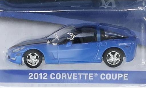 Chevrolet Corvette 1/64 Greenlight Coupe metalico azul/negro 2012 General Motors Series 1 ohne Vitrine coche miniatura