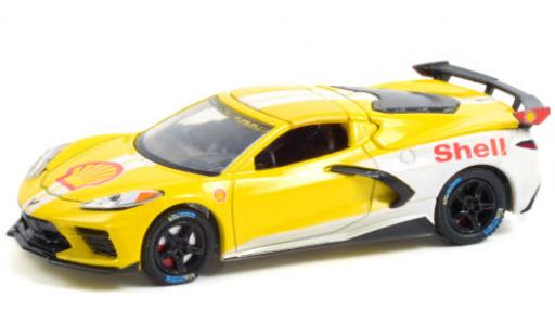 Coche miniatura Chevrolet Corvette 1/64 Greenlight Stingray (C8) amarillo/blanco S 2021 Chevrolet Corvette 1/64 Greenlight Stingray (C8) amarillo/blanco S 2021 coche miniatura