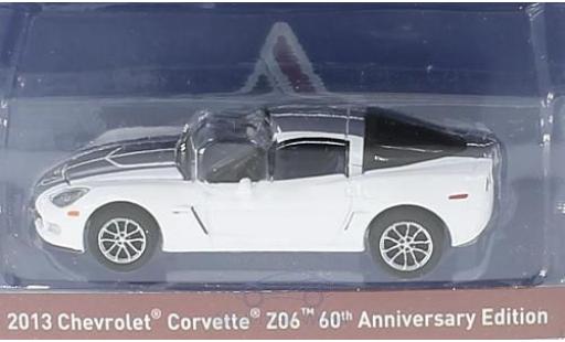 Coche miniatura Chevrolet Corvette C6 1/64 Greenlight Z06 blanco/gris 2013 60th Anniversary Edition Chevrolet Corvette C6 1/64 Greenlight Z06 blanco/gris 2013 60th Anniversary Edition coche miniatura