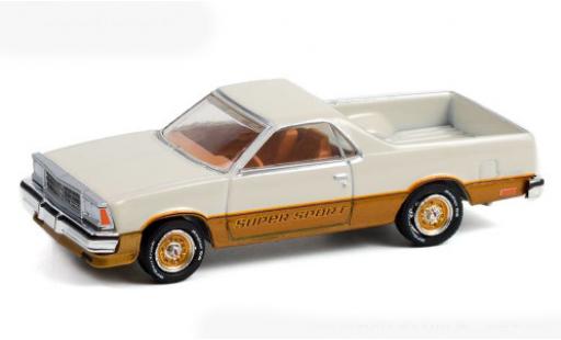 Coche miniatura Chevrolet El Camino 1/64 Greenlight SS beige/bronze 1980 Chevrolet El Camino 1/64 Greenlight SS beige/bronze 1980 coche miniatura