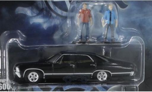 Coche miniatura Chevrolet Impala 1967 1/64 Greenlight Sport Sedan negro Supernatural 1967 mit Figuren Chevrolet Impala 1967 1/64 Greenlight Sport Sedan negro Supernatural 1967 mit Figuren coche miniatura