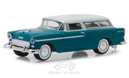 Coche miniatura Chevrolet Nomad 1/64 Greenlight türkis/beige 1955 Chevrolet Nomad 1/64 Greenlight türkis/beige 1955 coche miniatura