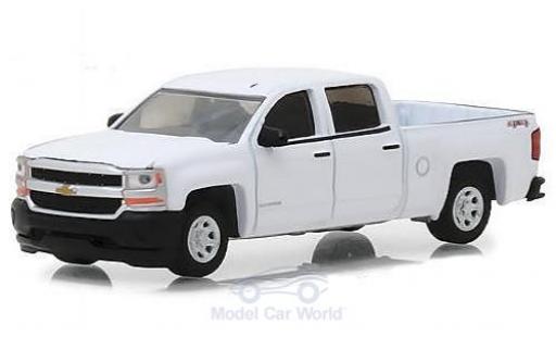 Chevrolet Silverado 1/64 Greenlight 1500 blanco 2018 coche miniatura