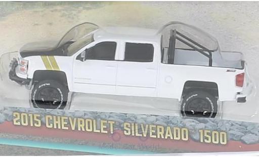 Coche miniatura Chevrolet Silverado 1/64 Greenlight 1500 blanco/negro 2015 Chevrolet Silverado 1/64 Greenlight 1500 blanco/negro 2015 coche miniatura