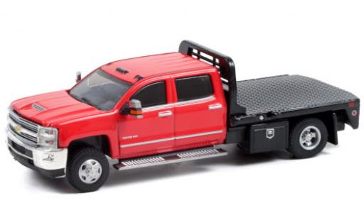 Coche miniatura Chevrolet Silverado 1/64 Greenlight 3500HD Dually rojo 2016 Chevrolet Silverado 1/64 Greenlight 3500HD Dually rojo 2016 coche miniatura