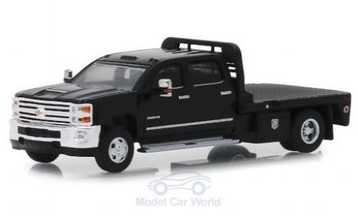 Coche miniatura Chevrolet Silverado 1/64 Greenlight 3500HD negro 2018 Chevrolet Silverado 1/64 Greenlight 3500HD negro 2018 coche miniatura