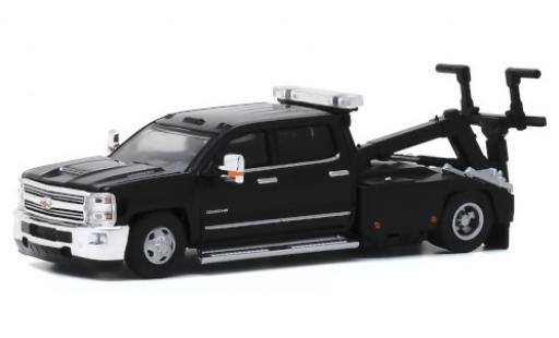 Coche miniatura Chevrolet Silverado 1/64 Greenlight 3500HD Wrecker negro 2018 Chevrolet Silverado 1/64 Greenlight 3500HD Wrecker negro 2018 coche miniatura