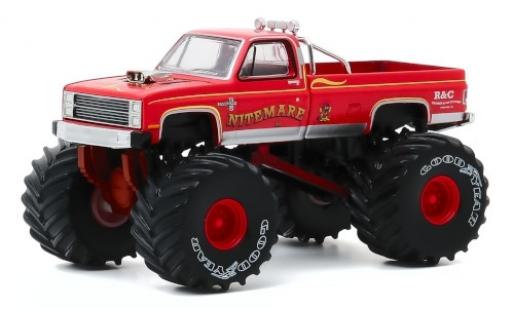 Chevrolet Silverado 1/64 Greenlight Monster Truck Nitemare II 1986 coche miniatura