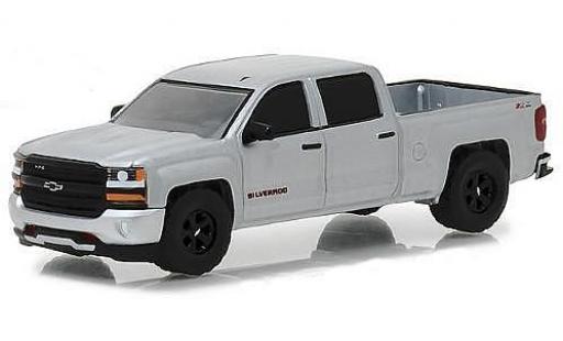 Chevrolet Silverado 1/64 Greenlight Redline Edition gris 2018 100th Anniversaire Trucks coche miniatura