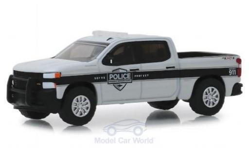 Chevrolet Silverado 1/64 Greenlight SSV General Motors Fleet Police 2019 coche miniatura