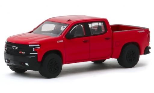 Chevrolet Silverado 1/64 Greenlight Trail Boss rojo 2019 coche miniatura