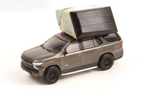 Coche miniatura Chevrolet Tahoe 1/64 Greenlight Z71 metalico gris 2021 Chevrolet Tahoe 1/64 Greenlight Z71 metalico gris 2021 coche miniatura