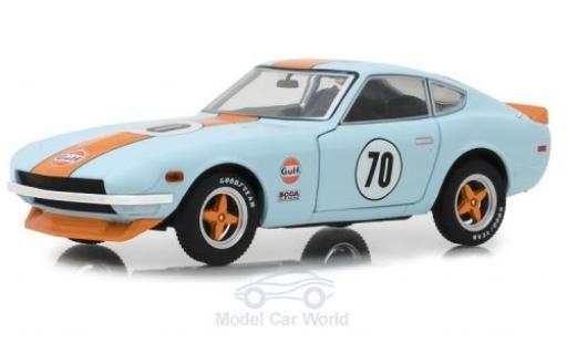 Coche miniatura Datsun 240Z 1/24 Greenlight azul/naranja 1970 Datsun 240Z 1/24 Greenlight azul/naranja 1970 coche miniatura