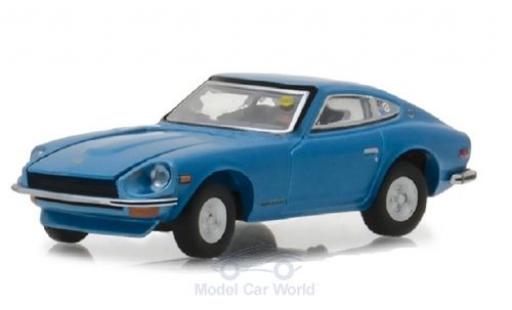 Coche miniatura Datsun 240Z 1/64 Greenlight metalico azul 1970 Datsun 240Z 1/64 Greenlight metalico azul 1970 coche miniatura