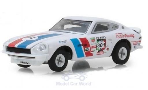 Datsun 240Z 1/64 Greenlight Rally No.301 1970 coche miniatura