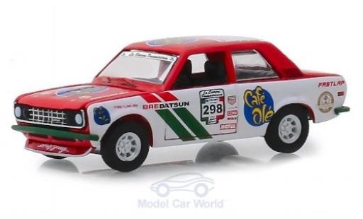 Datsun 510 1/64 Greenlight No.298 Café Olé La Carrera Panamericana 1972 coche miniatura