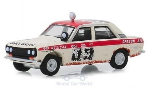 Datsun 510 1/64 Greenlight No.89 BRE Baja 1000 1969 coche miniatura