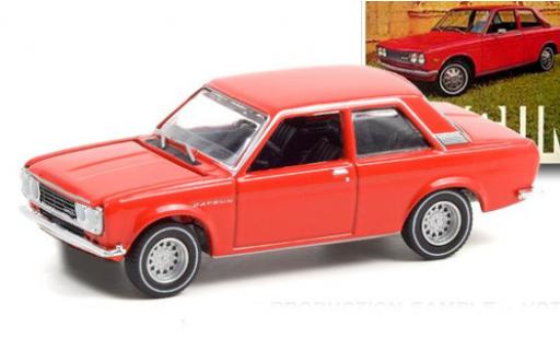 Datsun 510 1/64 Greenlight rojo 1972 coche miniatura