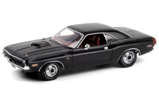 Dodge Challenger 1/18 Greenlight R/T 440 6-Pack negro 1970 coche miniatura