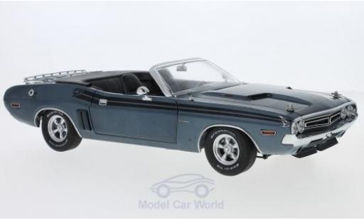 Dodge Challenger 1970 1/18 Greenlight R/T Convertible metalico azul 1970 coche miniatura
