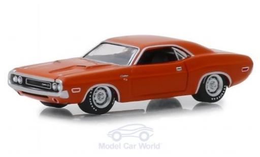 Dodge Challenger 1970 1/64 Greenlight R/T Hemi naranja 1970 coche miniatura