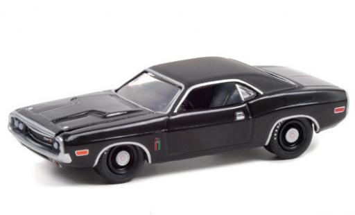 Dodge Challenger 1/64 Greenlight R/T negro 1970 The Black Ghost coche miniatura