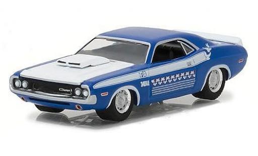 Dodge Challenger 1/64 Greenlight T/A azul 1970 coche miniatura